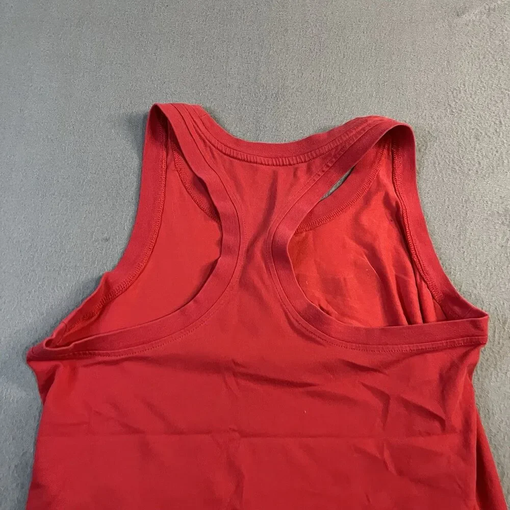 The Nike Tee Dri Fit Team USA Soccer Red Racerback Tank Top Womens Size M - Picture 8 of 9